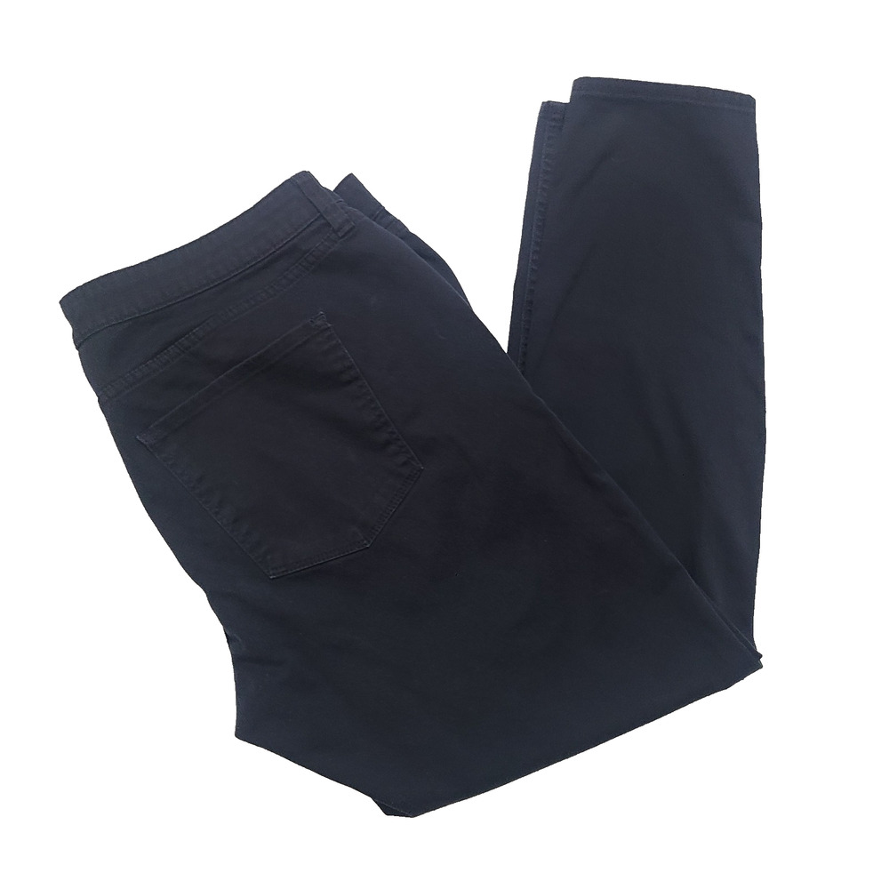 Women's Arizona Jean Co Size 17 Black Denim Jeans Cotton Soft - Picture 2 of 11